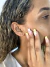 Piercing torcido de encaixe banhado a ouro - comprar online