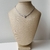 Colar Folheado a Ouro 18k riviera com coração