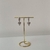 Brinco Folheado a Ouro 18k argola click cravejada com coração na internet
