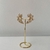 Brinco Folheado a Ouro 18k leque cravejado