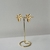 Brinco Folheado a Ouro 18k flor pétala