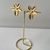 Brinco Folheado a Ouro 18k flor pétala - comprar online