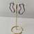 Brinco Folheado a Ouro 18k orgânico - comprar online