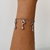 Pulseira aço inox com pingente de chaves - comprar online