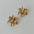 Brinco Folheado a Ouro 18k flore orgânica dois banhos - comprar online