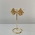 Brinco Folheado a Ouro 18k orgânico amassado