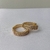 Brinco Semi Joia banhado a Ouro 18k argola click cravejada dupla na internet