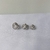 Trio de Brincos Folheado a Ouro 18k coração cravejado - comprar online
