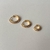Trio de Brincos Semi Joia banhado a Ouro 18k argola cravejada de zircônias - comprar online