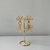 Brinco flor de Resina com cristal