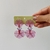 Brinco flor de Resina com cristal - comprar online