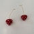 Brinco Folheado a Ouro 18k Morango com strass - comprar online