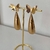 Brinco Folheado a Ouro 18k borboleta com pendente - comprar online
