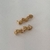 Brinco Folheado a Ouro 18k orgânico ondas - comprar online
