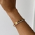 Bracelete aço inox trevo inspiração - comprar online