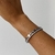 Bracelete aço inox trevo inspiração - Bem Acessórios