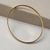 Bracelete Semi Joia Banhado a Ouro 18k liso médio - comprar online