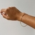 Bracelete Semi Joia Banhado a Ouro 18k liso médio na internet