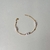 Pulseira Semi Joia Banhado a Ouro 18k pérolas de coração
