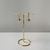 Brinco Folheado a Ouro 18k Esfera cravejada