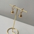 Brinco Folheado a Ouro 18k Esfera cravejada na internet