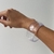 Bracelete de acrílico transparente na internet