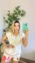 Blusa Feminina Bordada com Conchas Naturais – Tamanho M