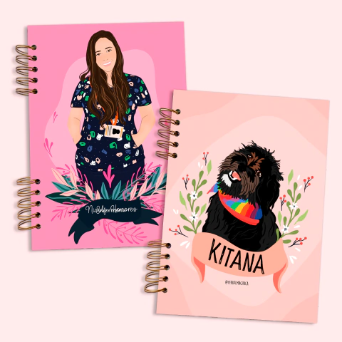 LIBRETA GRANDE ILUSTRADA