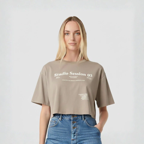 Remera Crop Over - comprar online