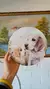 Imagen de Retratos de mascotas en acrílico sobre bastidor entelado redondo
