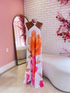 Vestido Longo Plissado 38/42 - comprar online