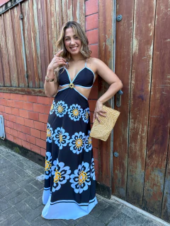 Vestido Longo Preto e Branco 38/40 na internet