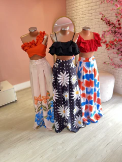 Combo Look Completo Pantalona + cropped ( cropped escolhe no zap) - comprar online