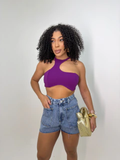 Short Jeans Bolso Frontal(40-42-44) Forma Pequena - comprar online