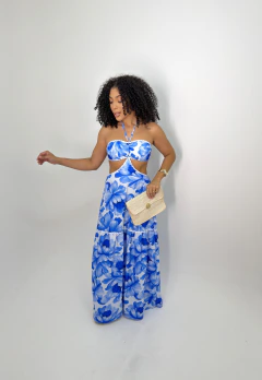 Vestido Longo Flower 38/40