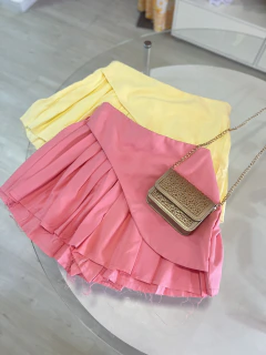 Short Plissado Linho M-38 G-40 - comprar online