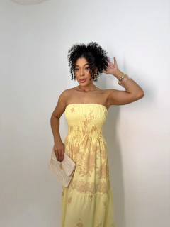 Vestido longo Lastex Forrado 36 ao 40 - Talu