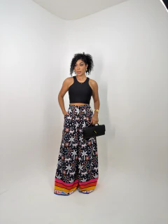 Pantalona Colorida Preta 38/44 na internet