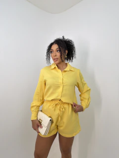 Conjunto Linho Maisa 38/40 - Amarelo na internet