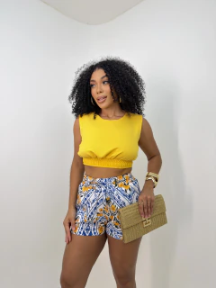 Semi Cropped Amarelo M-38 G-40/42