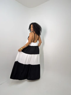 Vestido Longo Bicolor 38/42 - comprar online