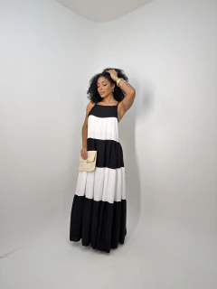 Vestido Longo Bicolor 38/42