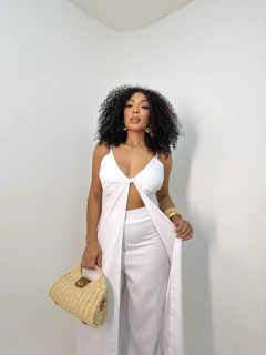 Conjunto Calça com bata Branco 38/40 - comprar online
