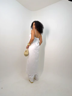 Conjunto Calça com bata Branco 38/40 na internet