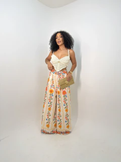 Combo Look Completo Pantalona + cropped ( cropped escolhe no zap) - loja online