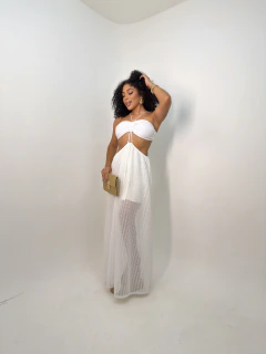 Vestido Longo Dreza branco 38/40