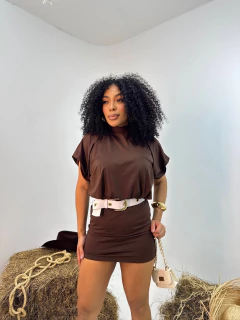 Vestido Ombro Drapeado 36/40 - Talu