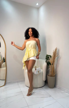 Bata Tomara que caia Linho amarelo 38/40 na internet