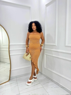 Vestido Malha Trabalhada - comprar online