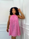 Vestido Rio Listras Pink - comprar online